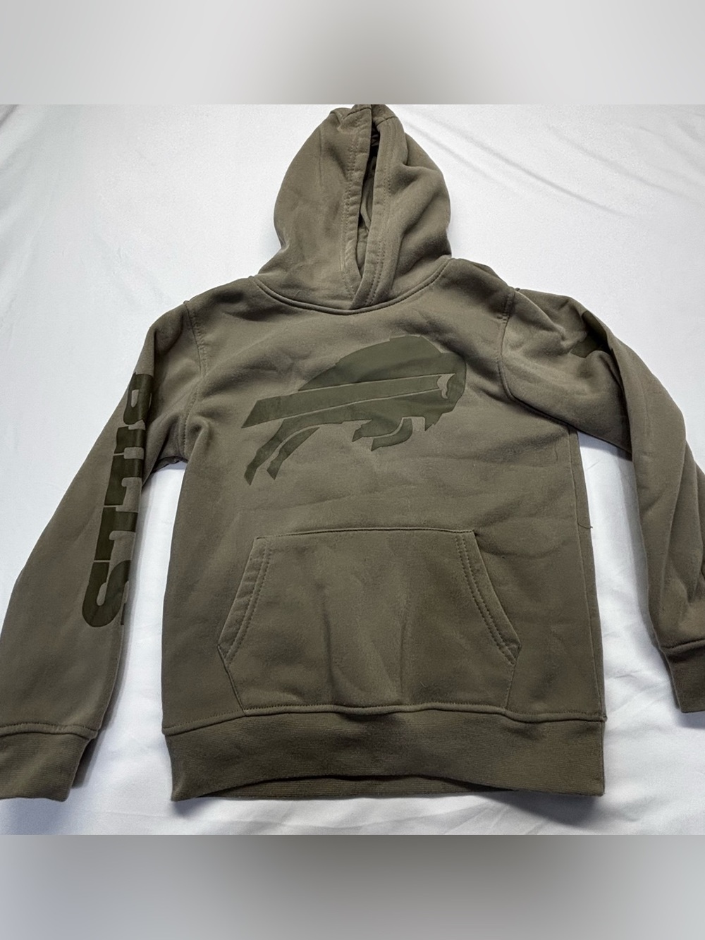 Olive Green Buffalo Bills Logo Hoodie K112